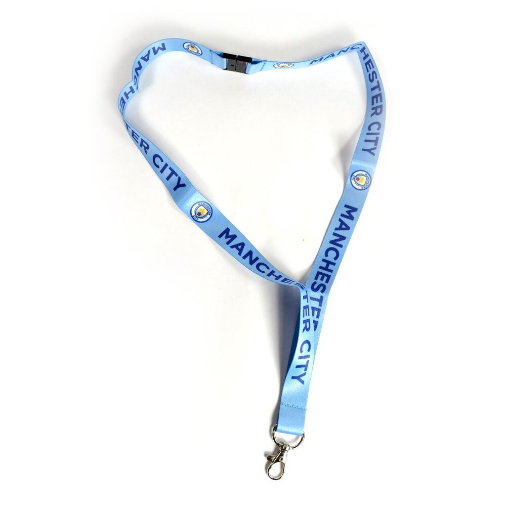 Manchester City FC Official Club Crest Lanyard